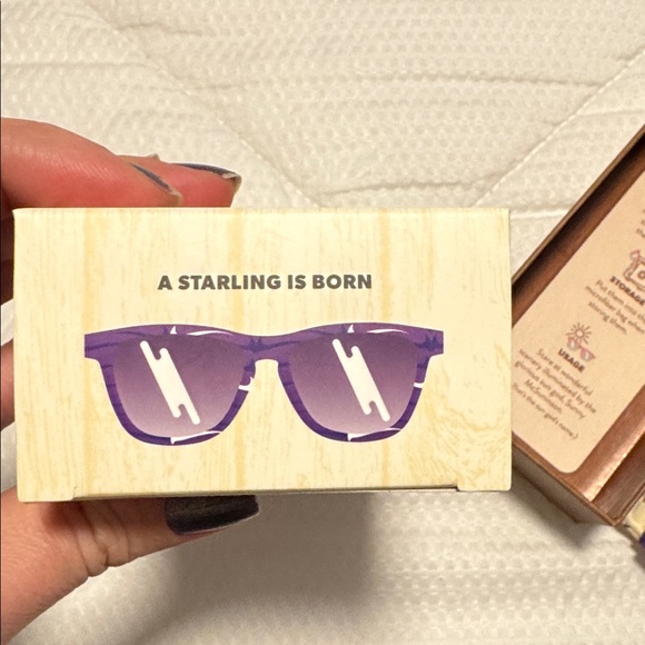 Goodr birder fervor Purple Sunglasses A Starling is born limited edition fuzzy - Picture 2 of 6